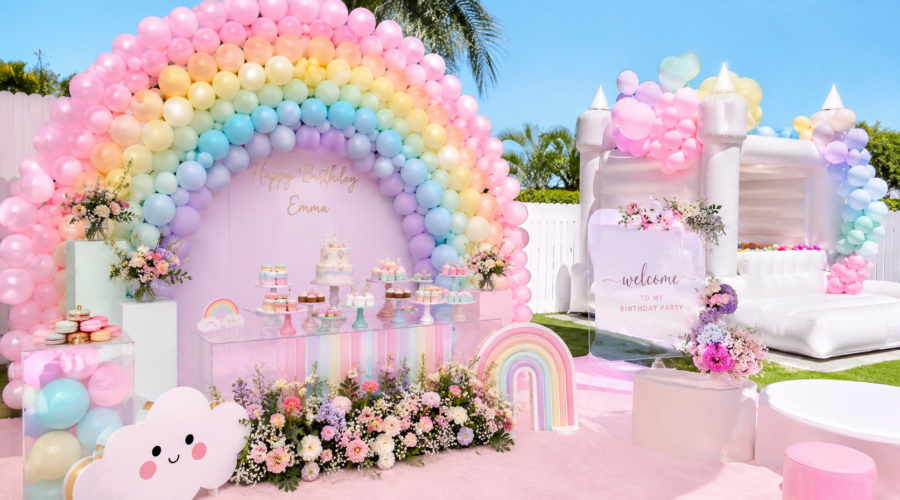 Ideas para una Fiesta de Cumpleaños con Arcoíris Pastel: Decoración, Comida y Diversión Mágica