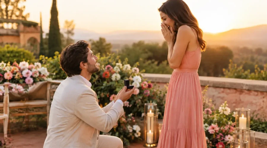 Ideas para pedidas de matrimonio memorables